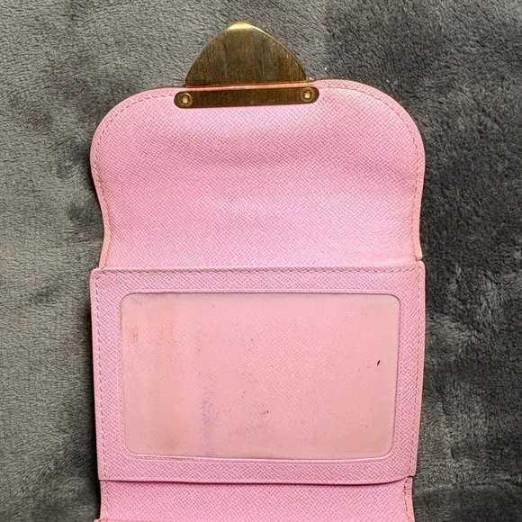 Louis Vuitton x Takashi Murakami Monogram Multicolore Joey Wallet White Litchi - Picture 9 of 11